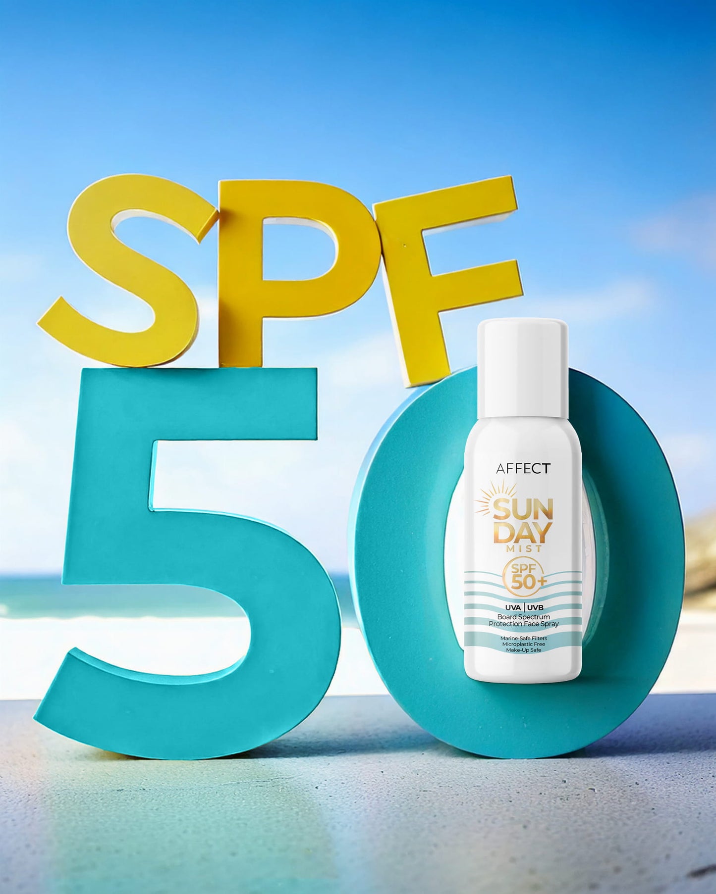 Broad Spectrum Protection Face Mist SPF 50